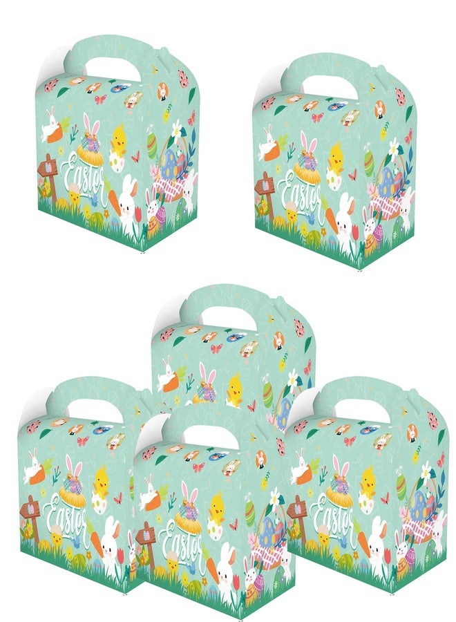 CPTBAG 12 Pack Easter Party Favors Boxes Bunny Eggs Bunny Candy Goodie Easter Chicks Gift Treat Boxes for Spring Birthday Party Decorations - Image 1